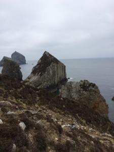 Sea stacks at Slieveatooey