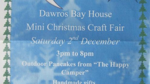 Dawros Bay House Mini Christmas Craft Fair, 2nd December 2017