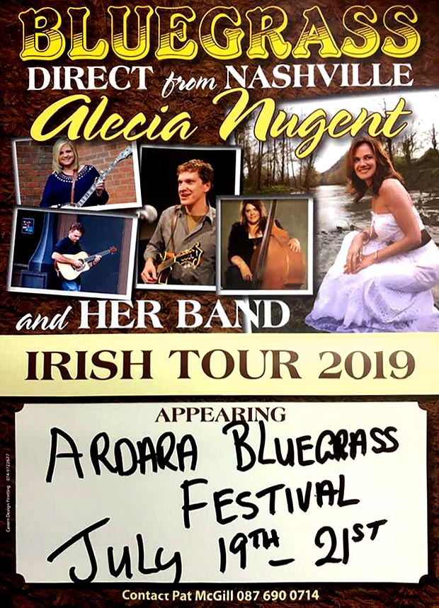 Alicia Nugent at the Ardara Bluegrass Festival