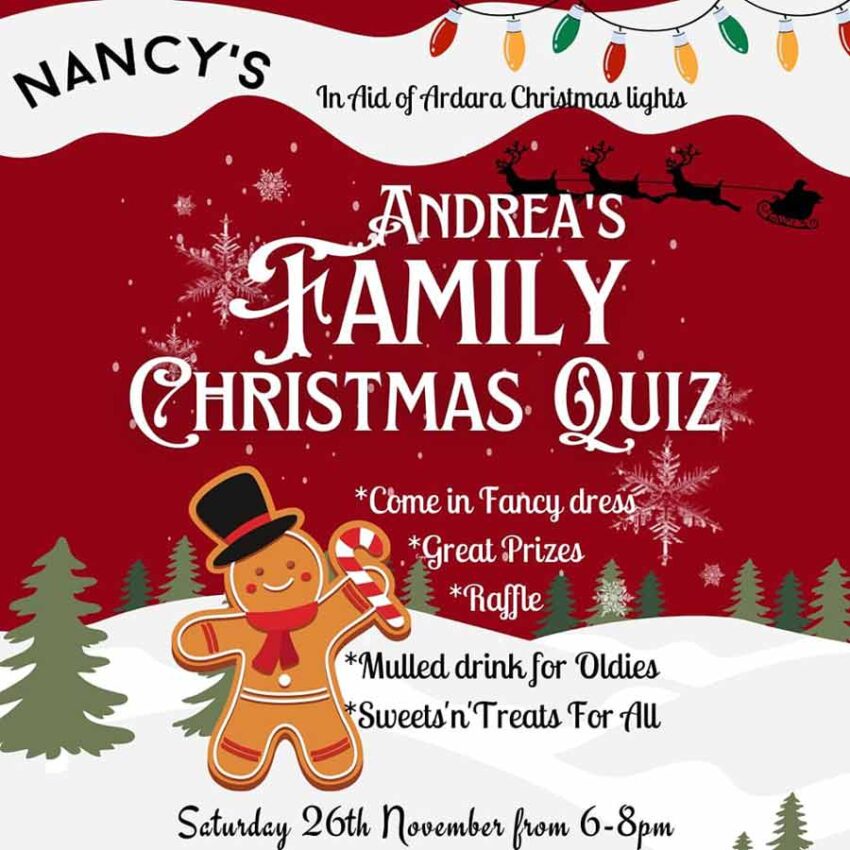 Andrea's Family Christmas Quiz
