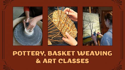 Pottery, Basket Weaving & Art Classes