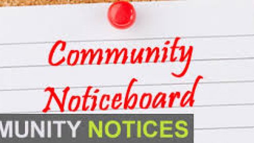 Community Notices Sunday 5th March, 2017