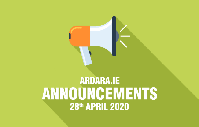 Ardara Announcements 28th April 2020