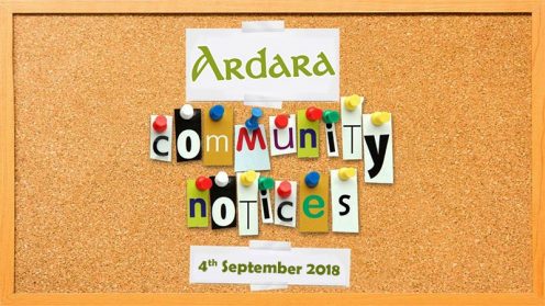 Community Notices 4th September 2018