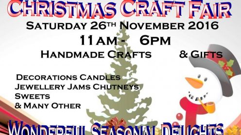 CHRISTMAS CRAFT FAIR At The Nesbitt Arms Hotel