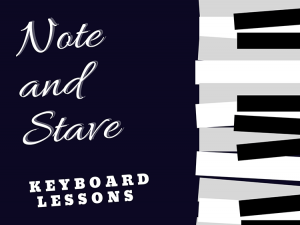 Note & Stave keyboard lessons