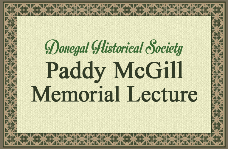 Paddy McGill Memorial Lecture